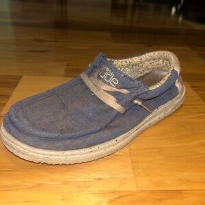 Men’s HeyDude Slip On Shoes Navy Blue